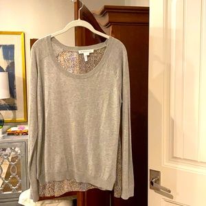 BCBG gray sweater